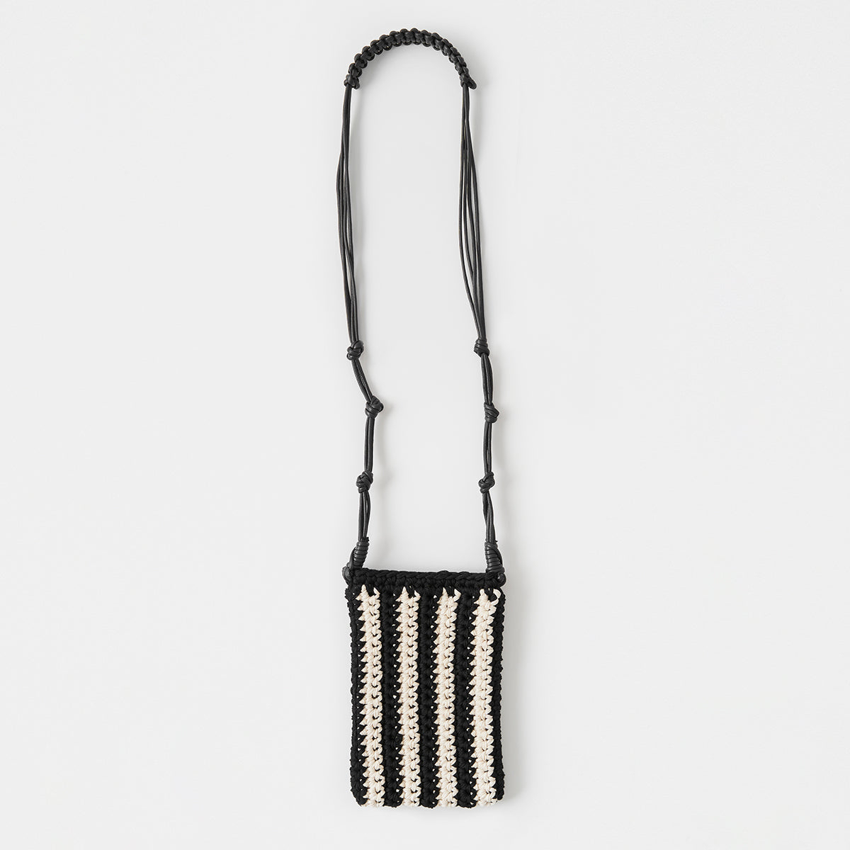 Crochet mini cross body bag