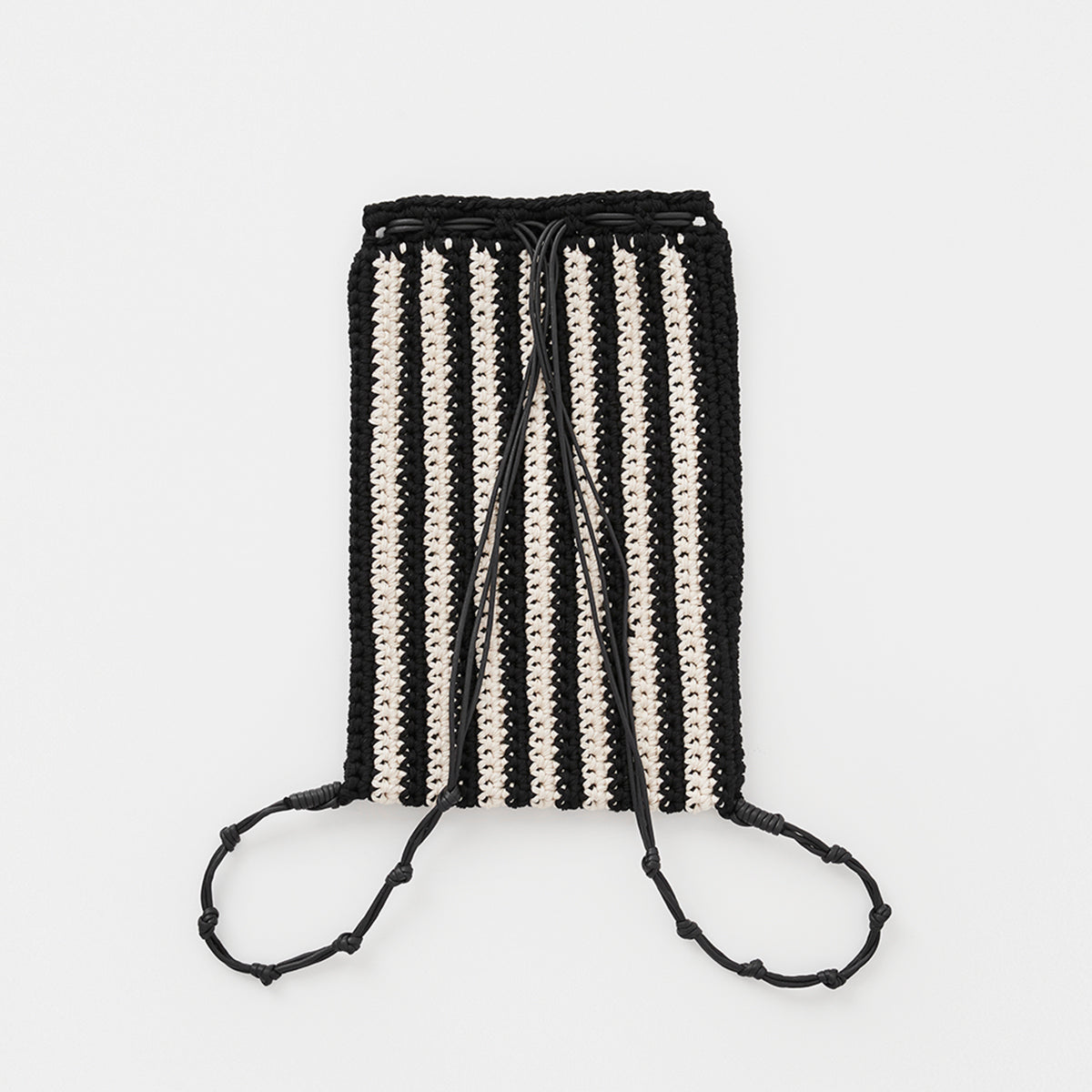 Crochet stripe bag
