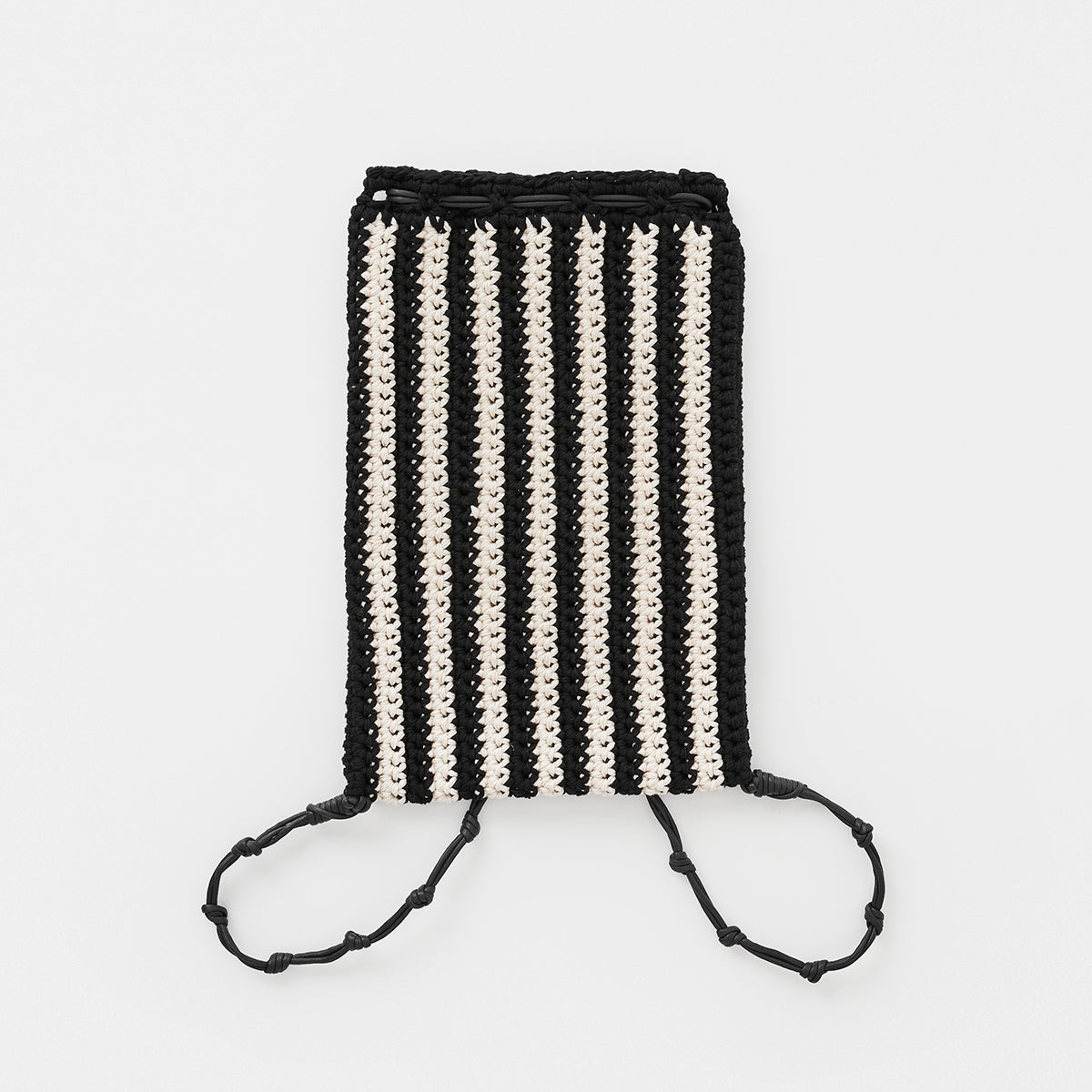 Crochet stripe bag