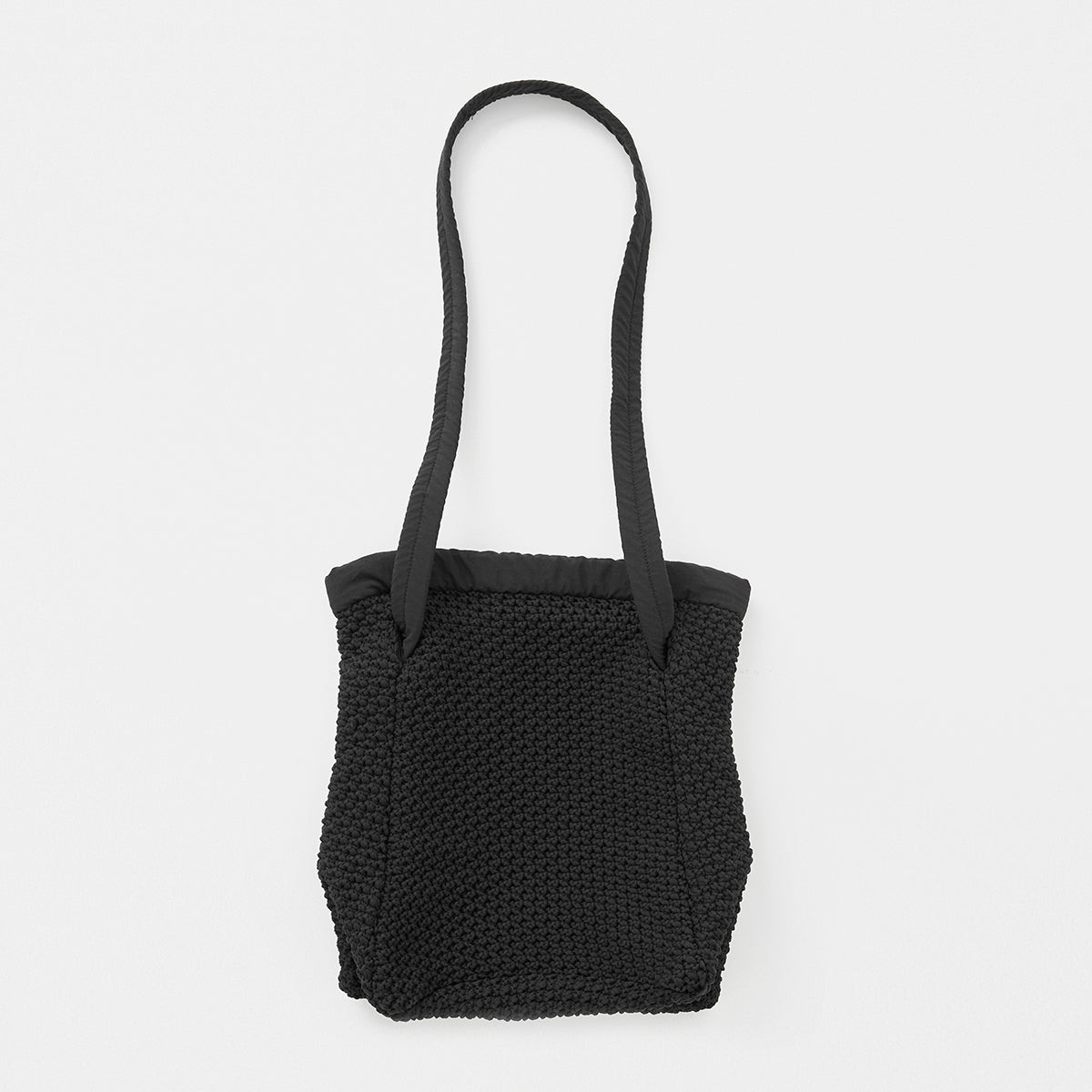 2way knitted bag / black