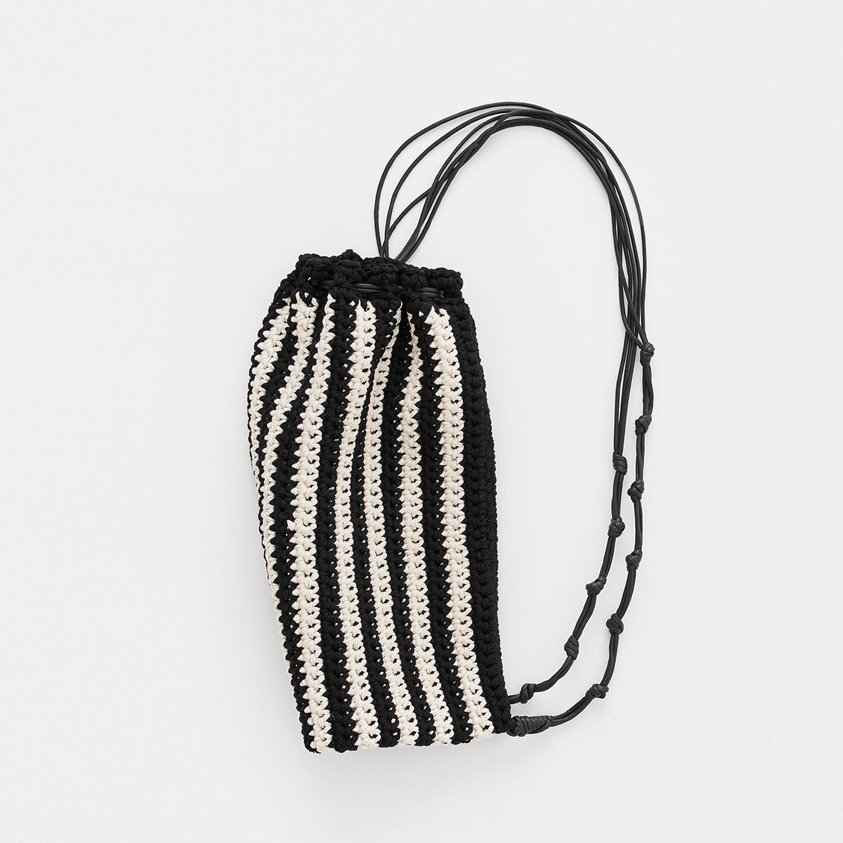 Crochet stripe bag