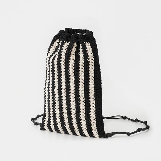 Crochet stripe bag